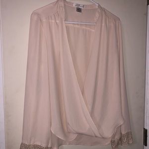 Blush blouse
